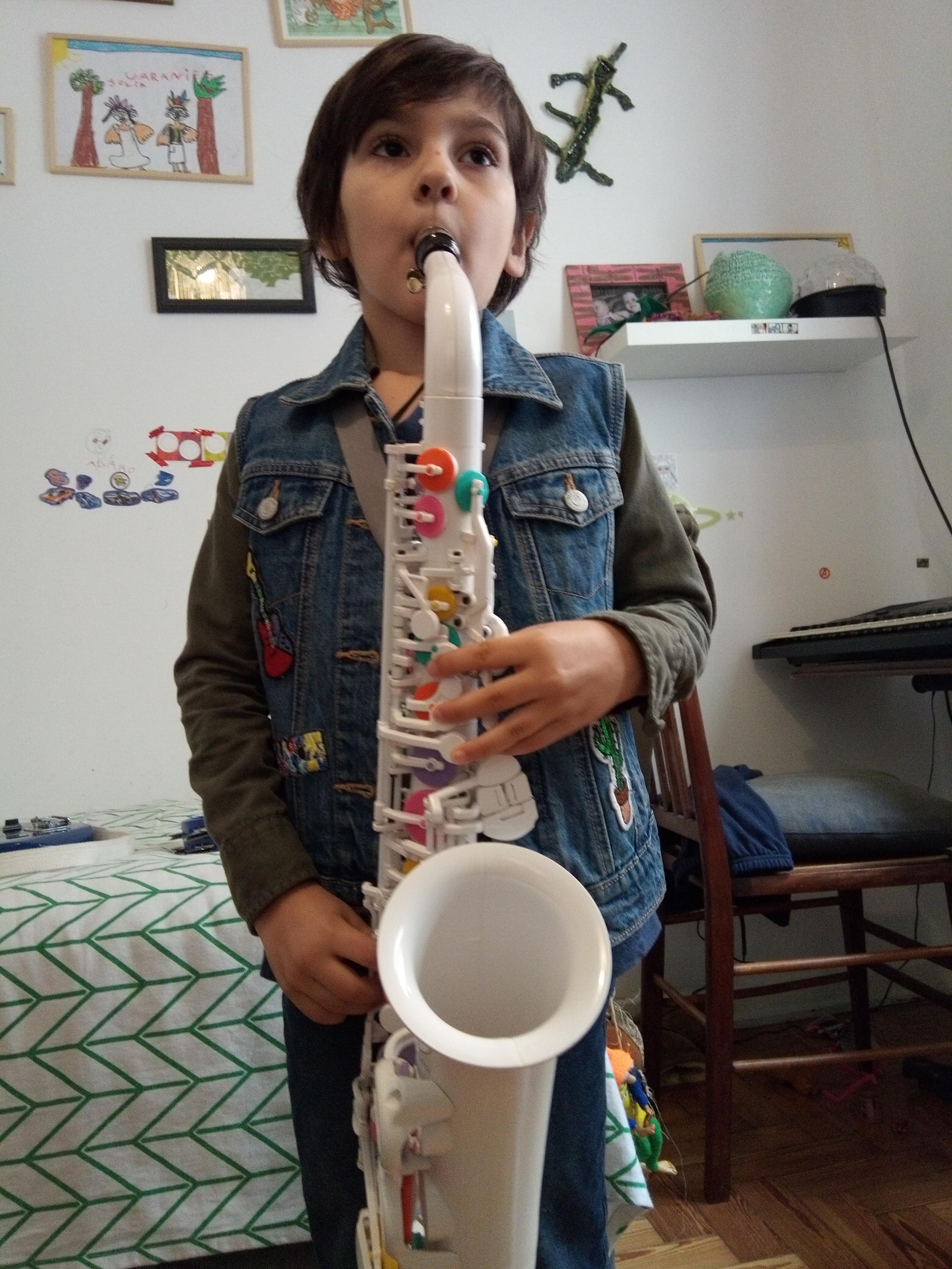 Clase inicial de saxofón