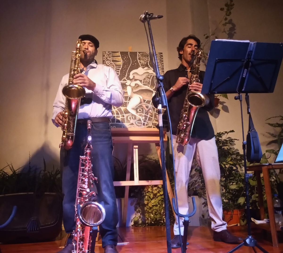 Show de Dúo de Saxos