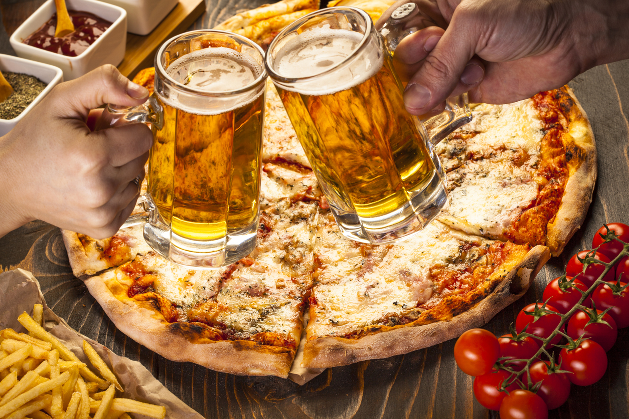 Pizza & Pinta con postre en Roma